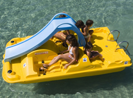Sunny H2O pedal boat with slide
