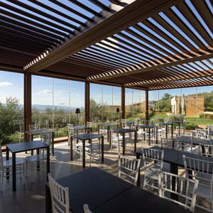 Pergola per ristorante